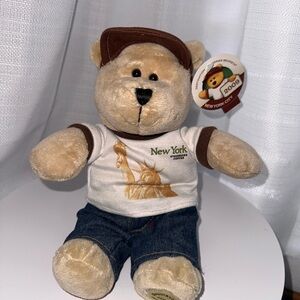 2009 New York Starbucks Beige Plush Bear Paw